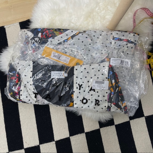 NWT Tanya Taylor - Bianka Mixed Print Wrap Mini Dress 6 - Picture 10 of 12